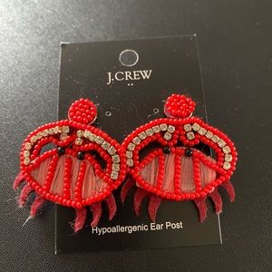 J. Crew Crab Earrings. NWT